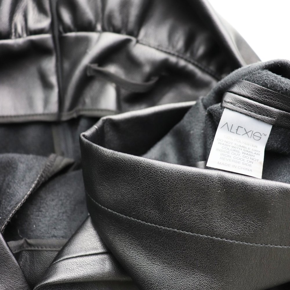 NEW Alexis Kayden Vegan Leather Paper Bag Pants S - Picture 5 of 9